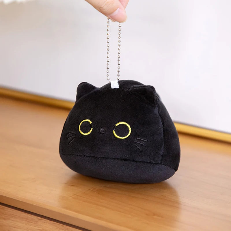 Round Ball Cat Plush Toy | Kawaii Soft Cat Cushion for Kids