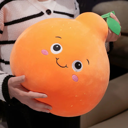Kawaii Fruit Plush Toy | Soft Stuffed Fruit Pillow Doll | 6 Designs | 10cm, 20cm & 30cm