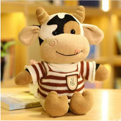 Cute Cow Plush Toy | Soft Stuffed Animal Rag Doll | 13 Styles