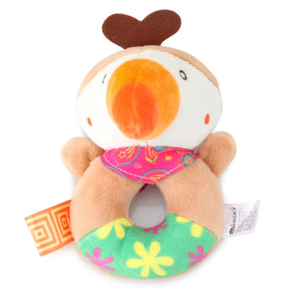 Baby Animal Plush Hand Bell Rattle Toy