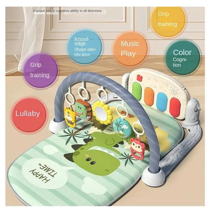 Baby Activity Gym Play Mat | Multifunctional Crawling & Sensory Mat for Infants