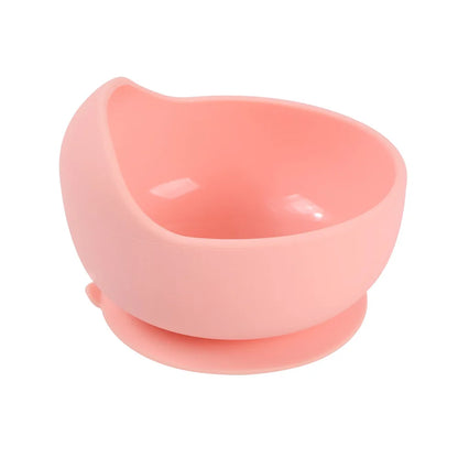 Baby Silicone Suction Bowl with Spoon | Waterproof Kids Feeding Tableware