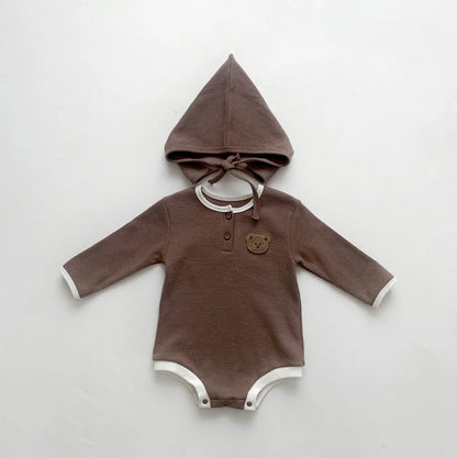 Baby Romper with Matching Hat — Cotton Unisex 0-12 Months