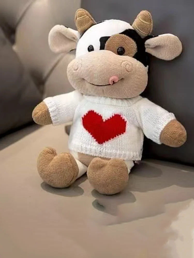 Cute Cow Plush Toy | Soft Stuffed Animal Rag Doll | 13 Styles