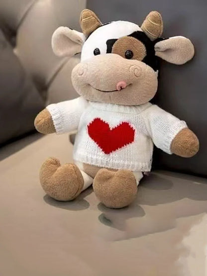 Cute Cow Plush Toy | Soft Stuffed Animal Rag Doll | 13 Styles