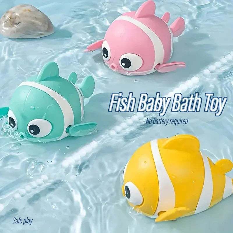 Baby Clown Fish Bath Toy Set | 3-Piece Water Play Set for Toddlers