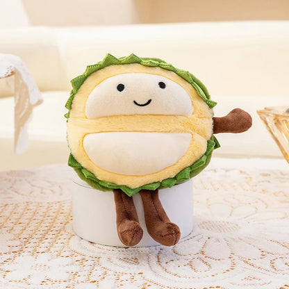 Fruit Plush Toy | Soft Stuffed Plushie for Babies & Kids | 10 Fruit Designs