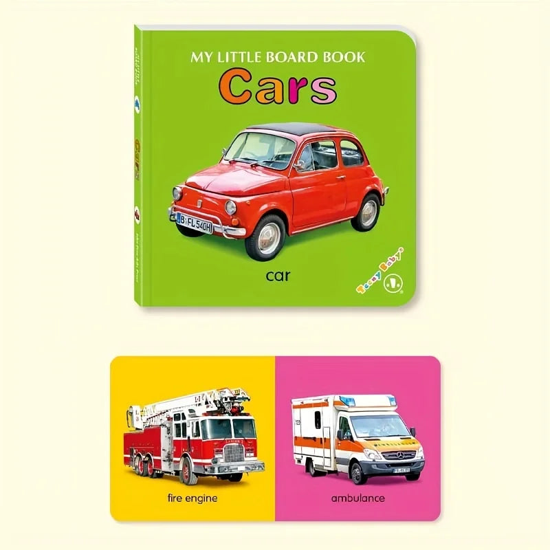 Baby Colourful Pattern Card Books | Interactive Sensory Toy for Newborn Early Development