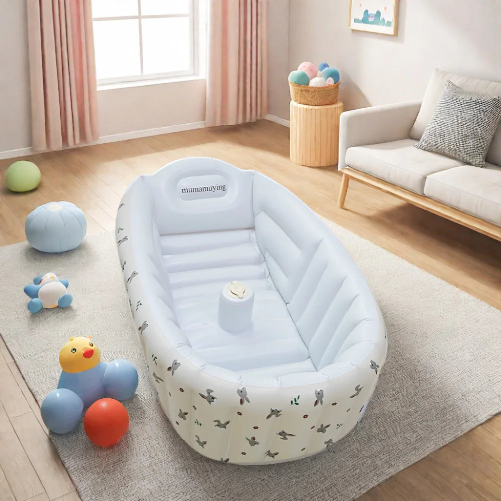 Inflatable Baby Swimming Pool | Animal Design Paddling Pool for Toddlers & Kids