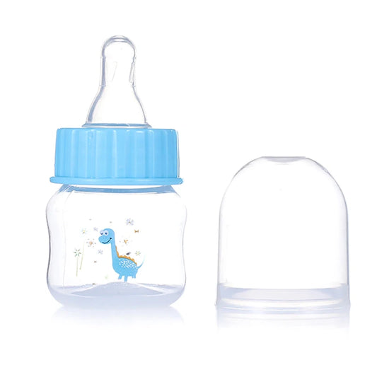 50ml Mini Portable Baby Nursing Bottle | BPA-Free Newborn Feeder for Milk, Juice & Fruit | 3 Colours