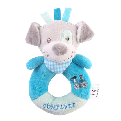 Baby Animal Plush Hand Bell Rattle Toy