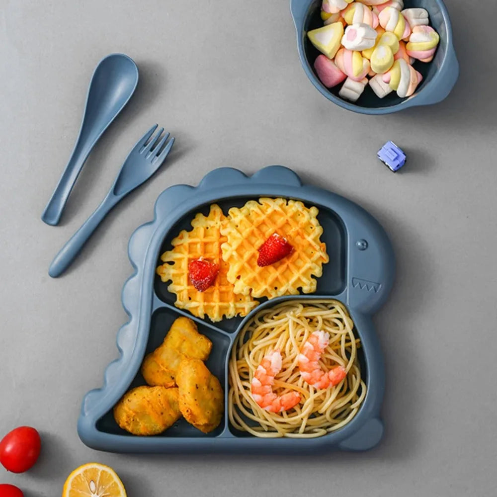 Kids Dinosaur Dinnerware Set