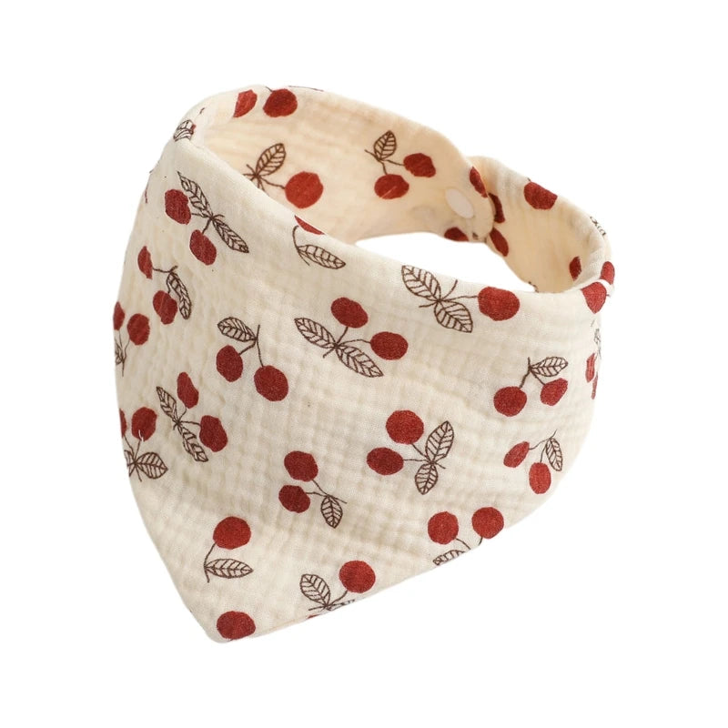 Baby Bandana Bib | Muslin Drool Bib for Teething Infants 0-12 Months