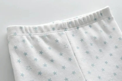 6-Piece Cotton Bodysuit & Pants Baby Set | Long Sleeve Cartoon Print 0-12M