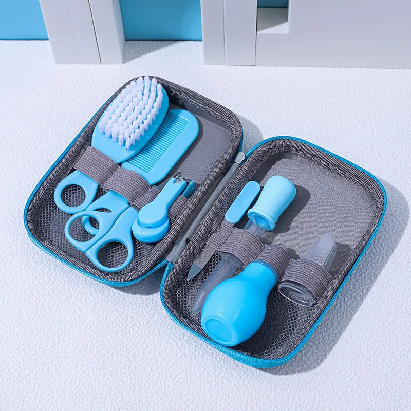 8-Piece Baby Grooming & Healthcare Kit | Nail, Hair & Thermometer Set for Newborns