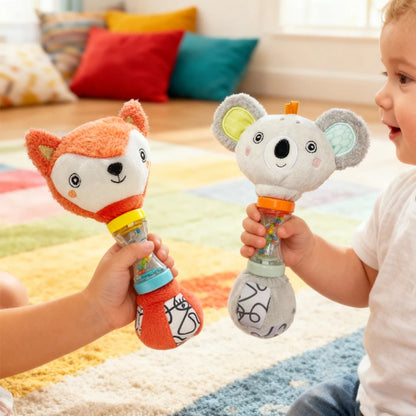 Baby Fox & Koala Hand Rattle Toy