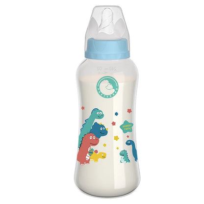 Baby Bottle with Gravity Ball & Handle | 150/240ml Anti-Spill Newborn Feeding Bottle, BPA-Free
