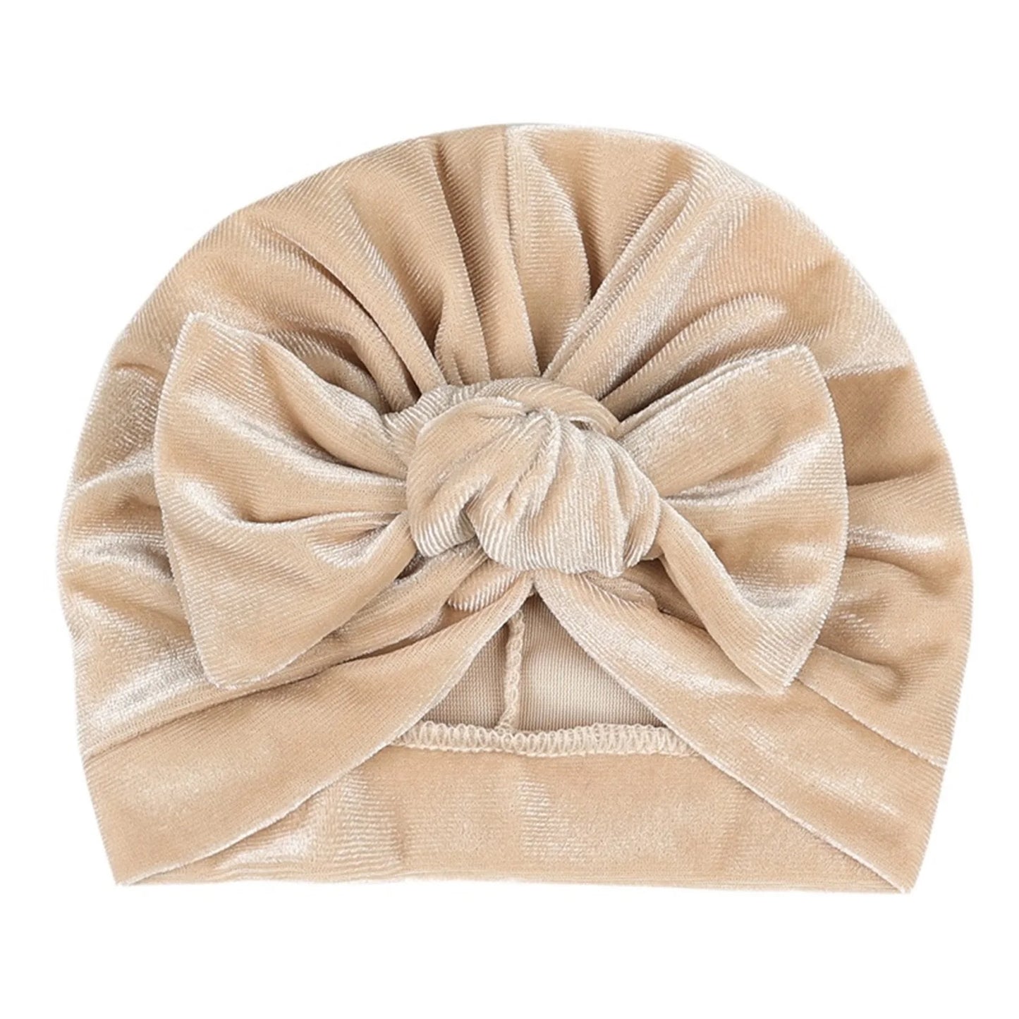 Baby Turban Bow Knot Hat | Soft Beanie Headwrap for Newborns & Toddlers