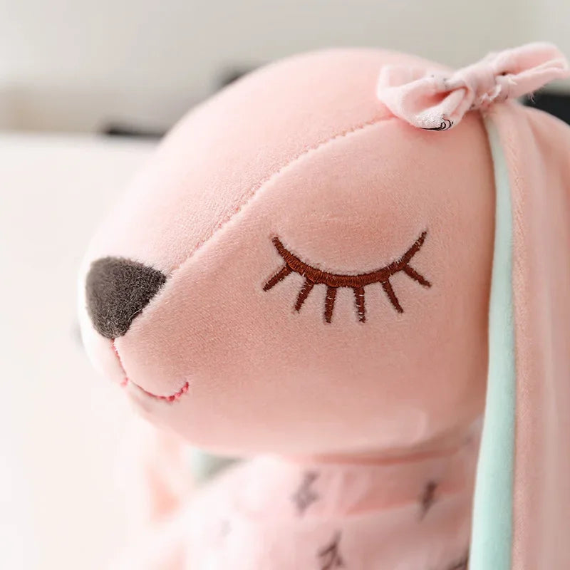Long Ear Rabbit Plush Toy | Kawaii Soft Bunny Doll for Kids