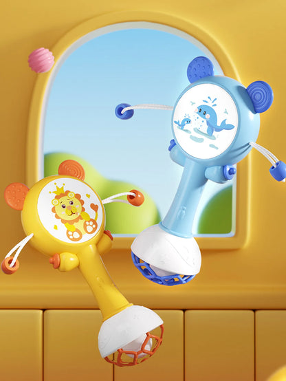 Baby Rattle Teether Hand Bell Toy