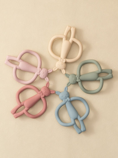 Silicone Rabbit Teether for Babies & Newborns