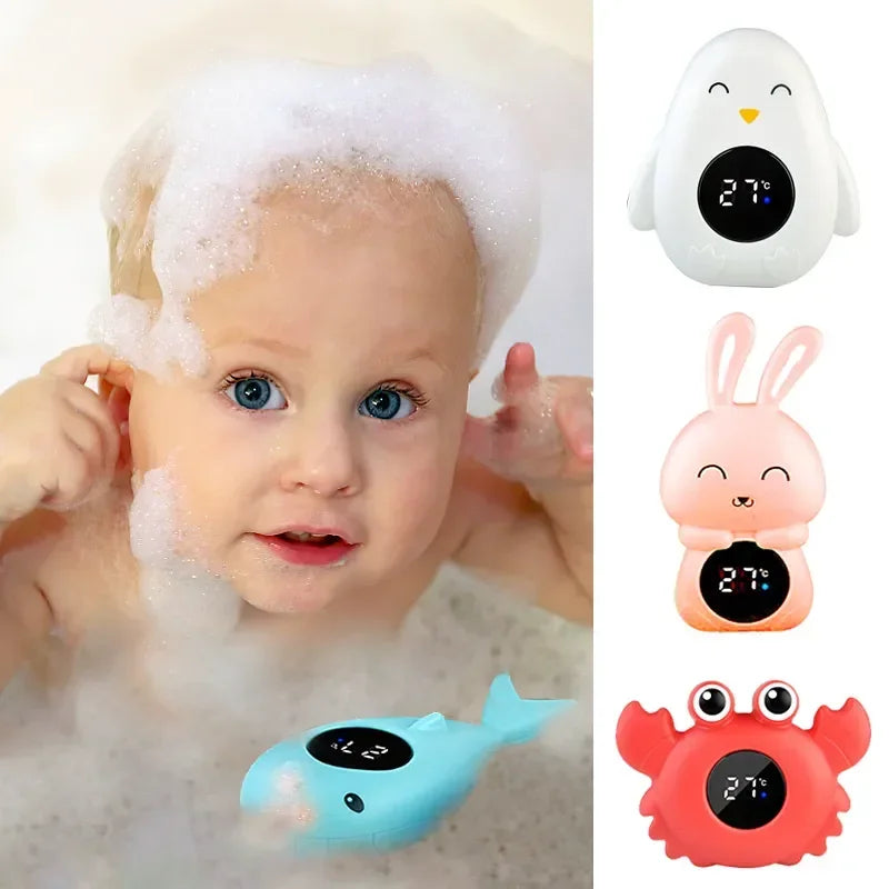 Baby Bath Thermometer | Floating Water Temperature Tester with LED Display