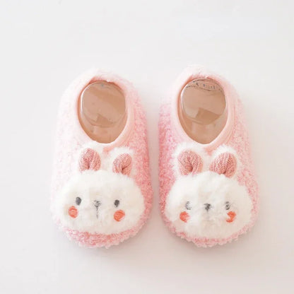 Warm Plush Baby Slippers | Soft Anti-Slip Indoor Toddler Floor Shoes | 6 Styles | 6 Months–4 Years