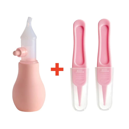 Silicone Baby Nasal Aspirator | Suction Pump Nose Cleaner | Single, 2-Pack & 3-Pack