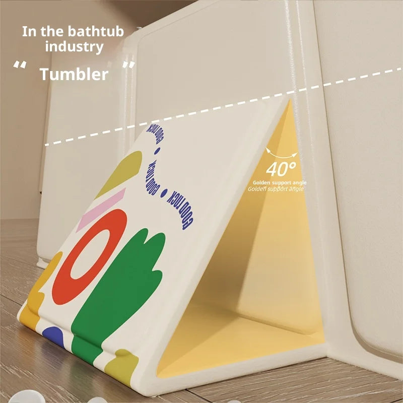 Large Foldable Baby Bathtub | Sit & Lie All-in-One Bath Tub for 0–5 Years