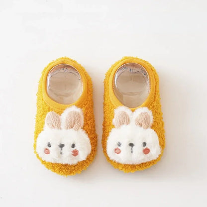 Warm Plush Baby Slippers | Soft Anti-Slip Indoor Toddler Floor Shoes | 6 Styles | 6 Months–4 Years