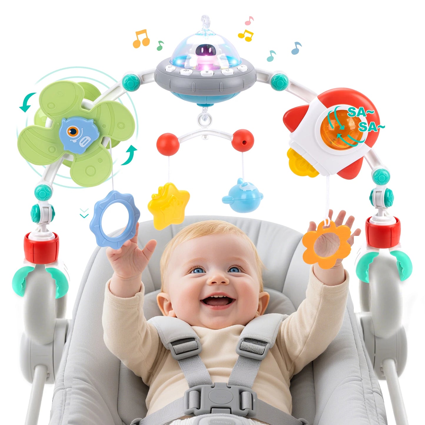 Baby Stroller & Pram Activity Arch Toy