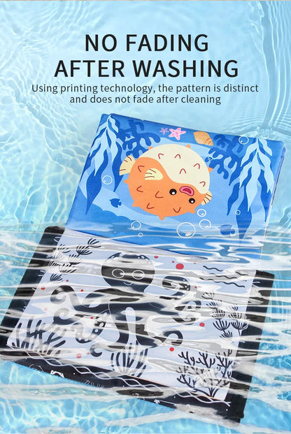 Black & White Baby Cloth Book | Montessori Sensory Toy with Mirror for Newborns 0–12 Months