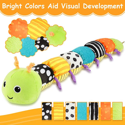 Baby Musical Caterpillar Rattle Plush Toy