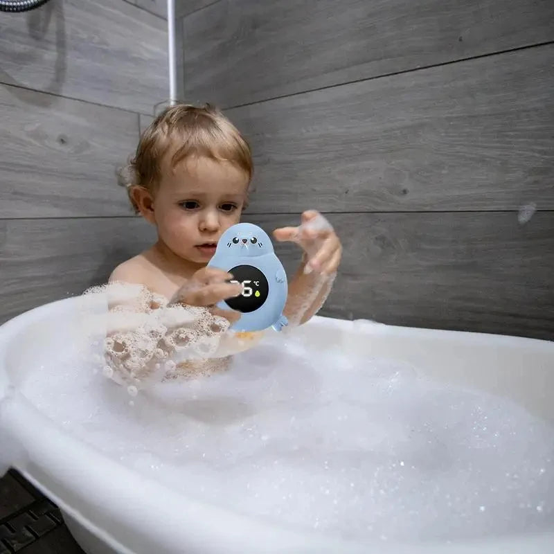 Baby Bath Thermometer | Digital Water Temperature Monitor with LED Display