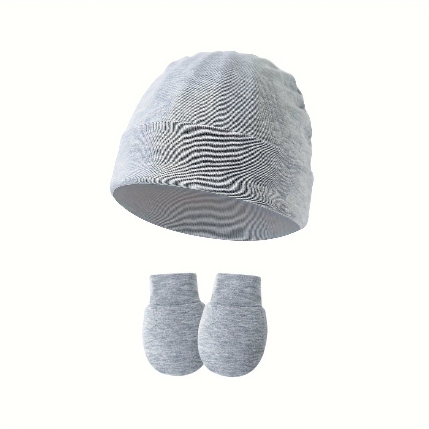 4-Pack Baby No-Scratch Mittens | Newborn Cotton Mittens for Boys & Girls