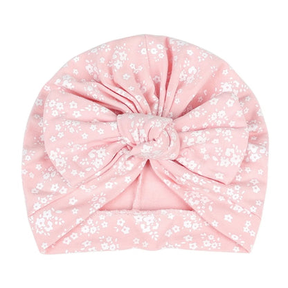 Baby Turban Bow Knot Hat | Soft Beanie Headwrap for Newborns & Toddlers