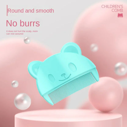 Soft Baby Comb & Silicone Head Massager | Newborn Hair Care Set