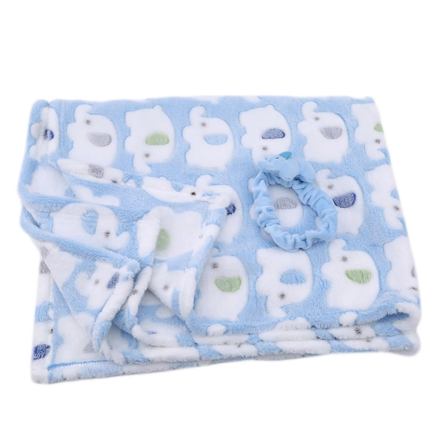 Baby Thermal Fleece Swaddle Blanket | Soft Newborn Bedding Wrap for All Seasons