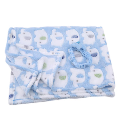 Baby Thermal Fleece Swaddle Blanket | Soft Newborn Bedding Wrap for All Seasons