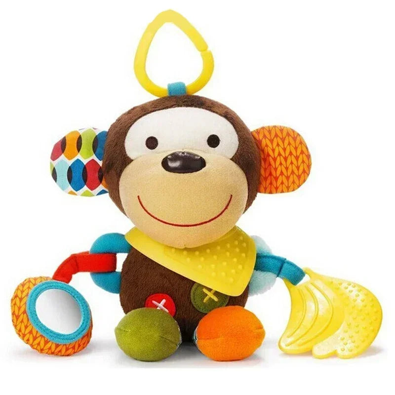Baby Soft Plush Animal Pram Toy