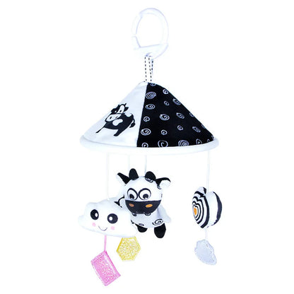 Baby Black & White High Contrast Hanging Rattle Toy