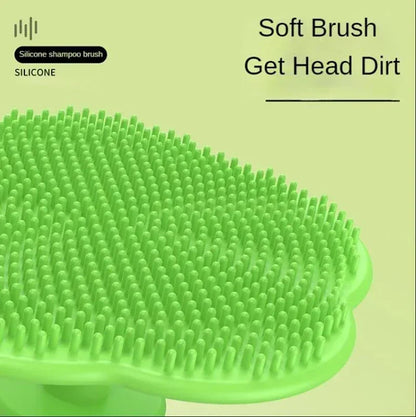 Soft Baby Comb & Silicone Head Massager | Newborn Hair Care Set