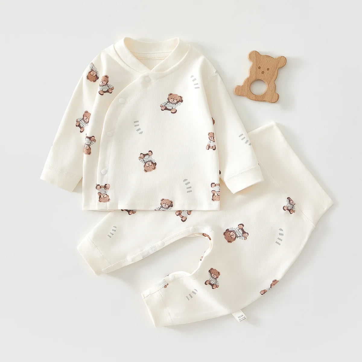 2-Piece Baby Cartoon Pyjama Set | Cotton Top & Pants Autumn Winter 0-18M