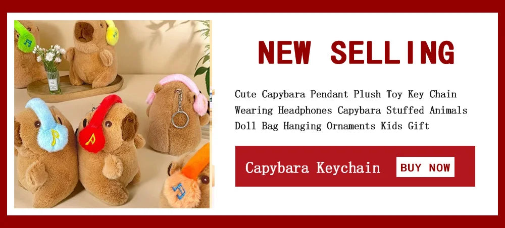 Capybara Plush Toy with Wings & Hoodie | Soft Stuffed Animal Gift