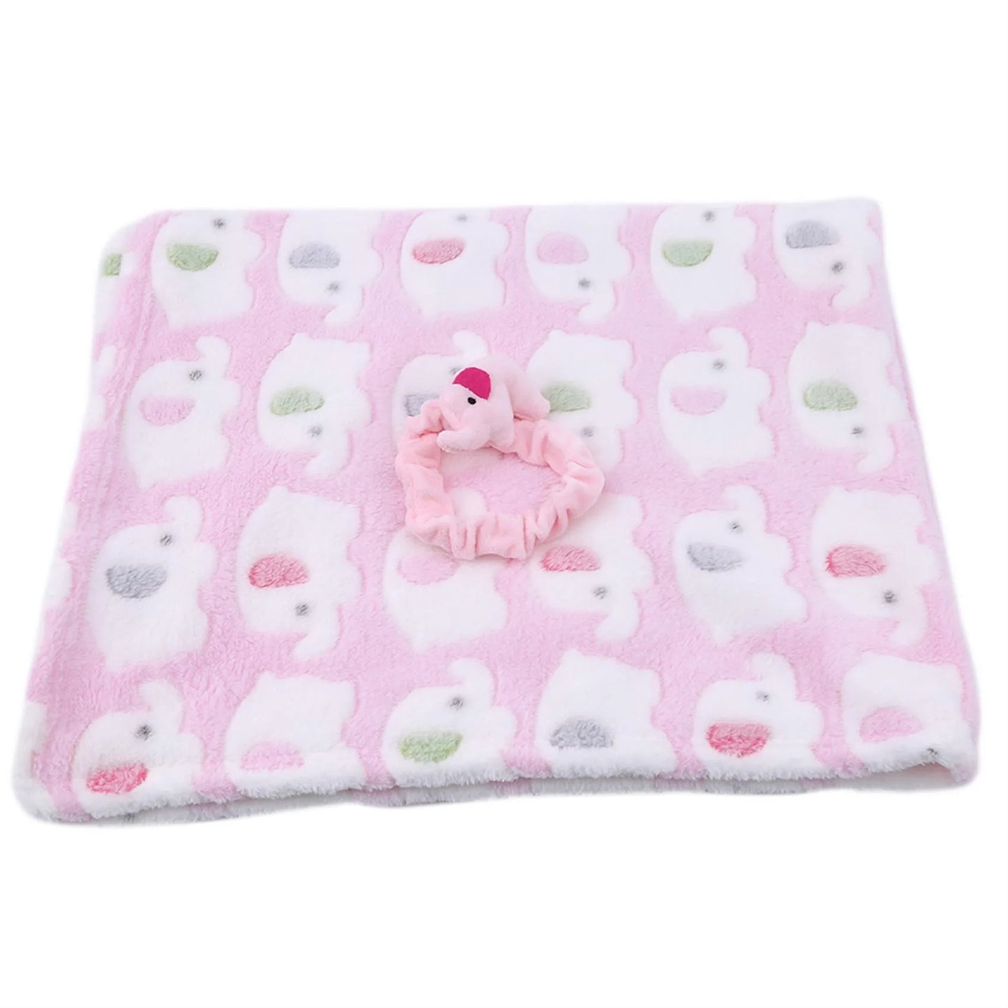 Baby Thermal Fleece Swaddle Blanket | Soft Newborn Bedding Wrap for All Seasons