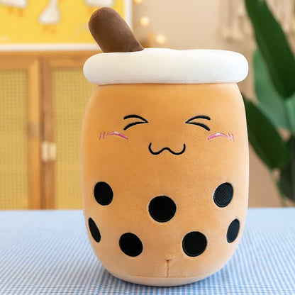 Kawaii Boba Bubble Tea Plush Toy | Soft Stuffed Milk Cup Pillow | 14 Styles | 24cm