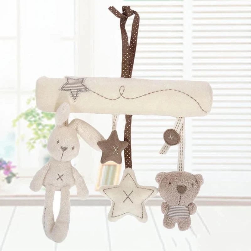 Baby Rabbit Plush Hanging Stroller Toy
