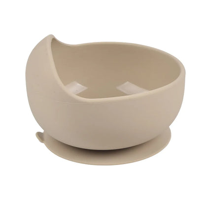 Baby Silicone Suction Bowl with Spoon | Waterproof Kids Feeding Tableware
