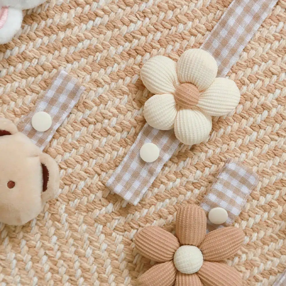 Baby Pacifier Clip Chain | Cute Bear Dummy Holder for Newborns