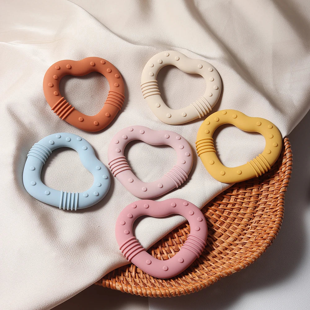 Baby Star & Heart Silicone Teether